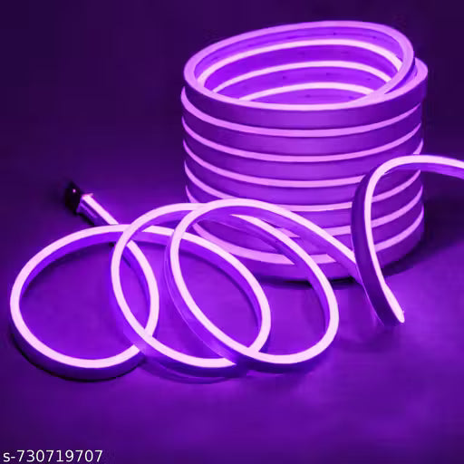 ATULUX Flexible Neon LED Strip Light (5 Meter) – Water Resistant, Cuttable, Adapter Powered DIY Light for Home Décor & Outdoor Use (White)