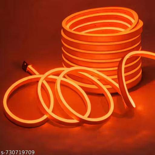 ATULUX Flexible Neon LED Strip Light (5 Meter) – Water Resistant, Cuttable, Adapter Powered DIY Light for Home Décor & Outdoor Use (White)