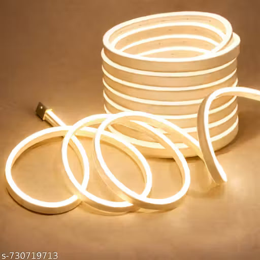 ATULUX Flexible Neon LED Strip Light (5 Meter) – Water Resistant, Cuttable, Adapter Powered DIY Light for Home Décor & Outdoor Use (White)