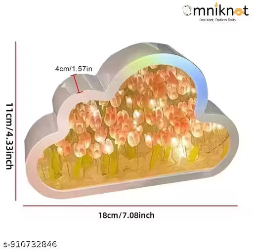 Tulip Endless Bloom Night Light Cloud Mirror